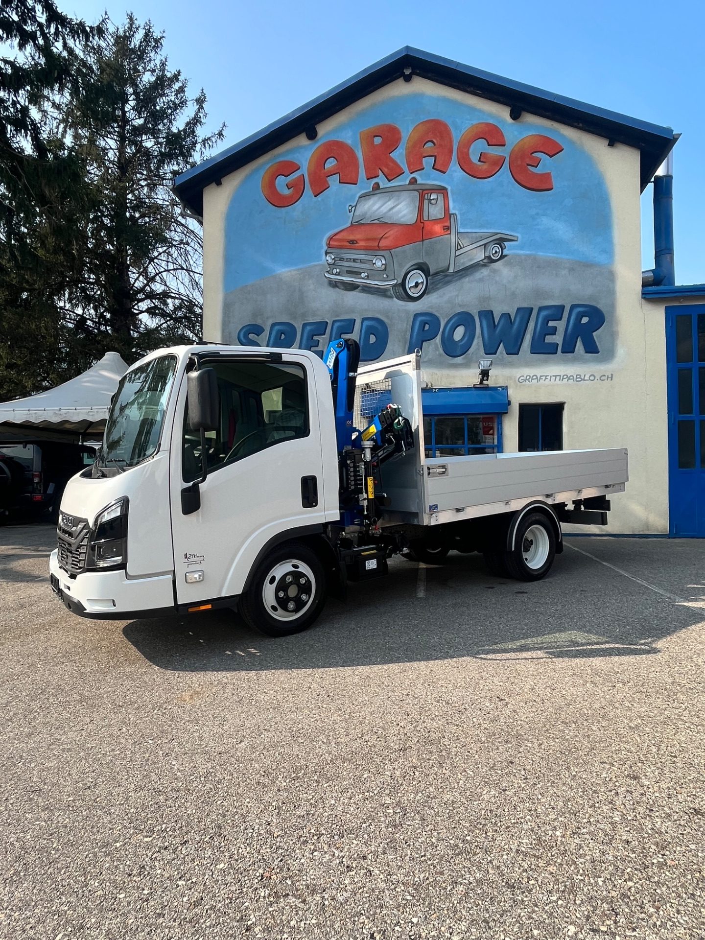 ISUZU M21 TH GRU e PONTE FISSO 